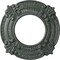 Ekena Millwork Benson Ceiling Medallion (Canopies up to 4 1/8"), 9"OD x 4 1/8"ID x 5/8"P, Athenian Green Crackle CM09BNAGC - alternate 1